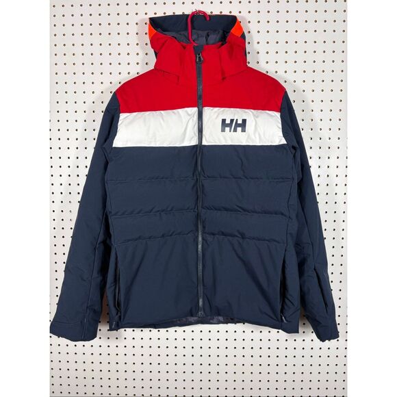 Helly Hansen Cyclone Ski Winter Jacket boys NAVY 16 - Picture 1 of 10
